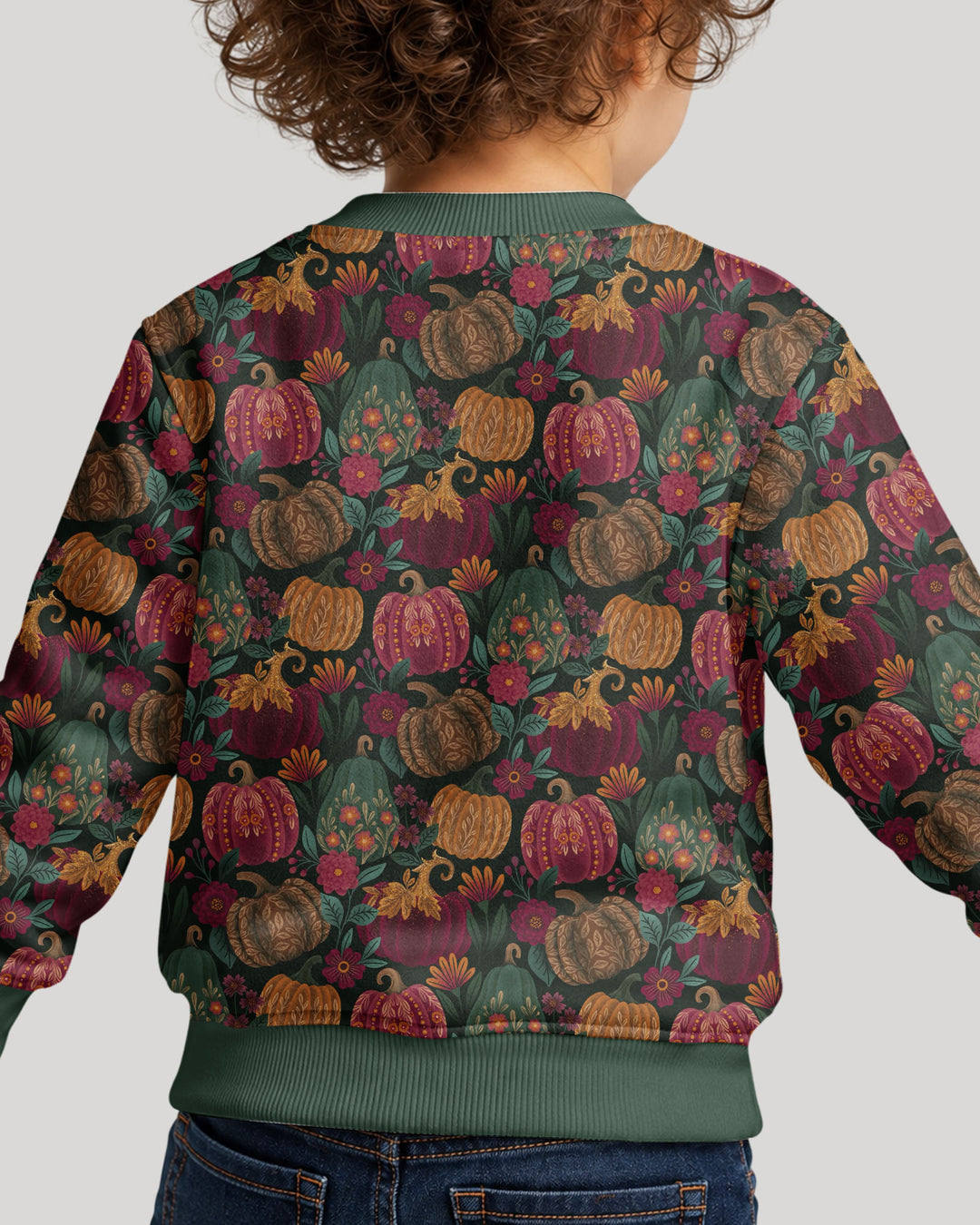 Velvet Pumpkins Bamboo Crewneck Sweatshirt