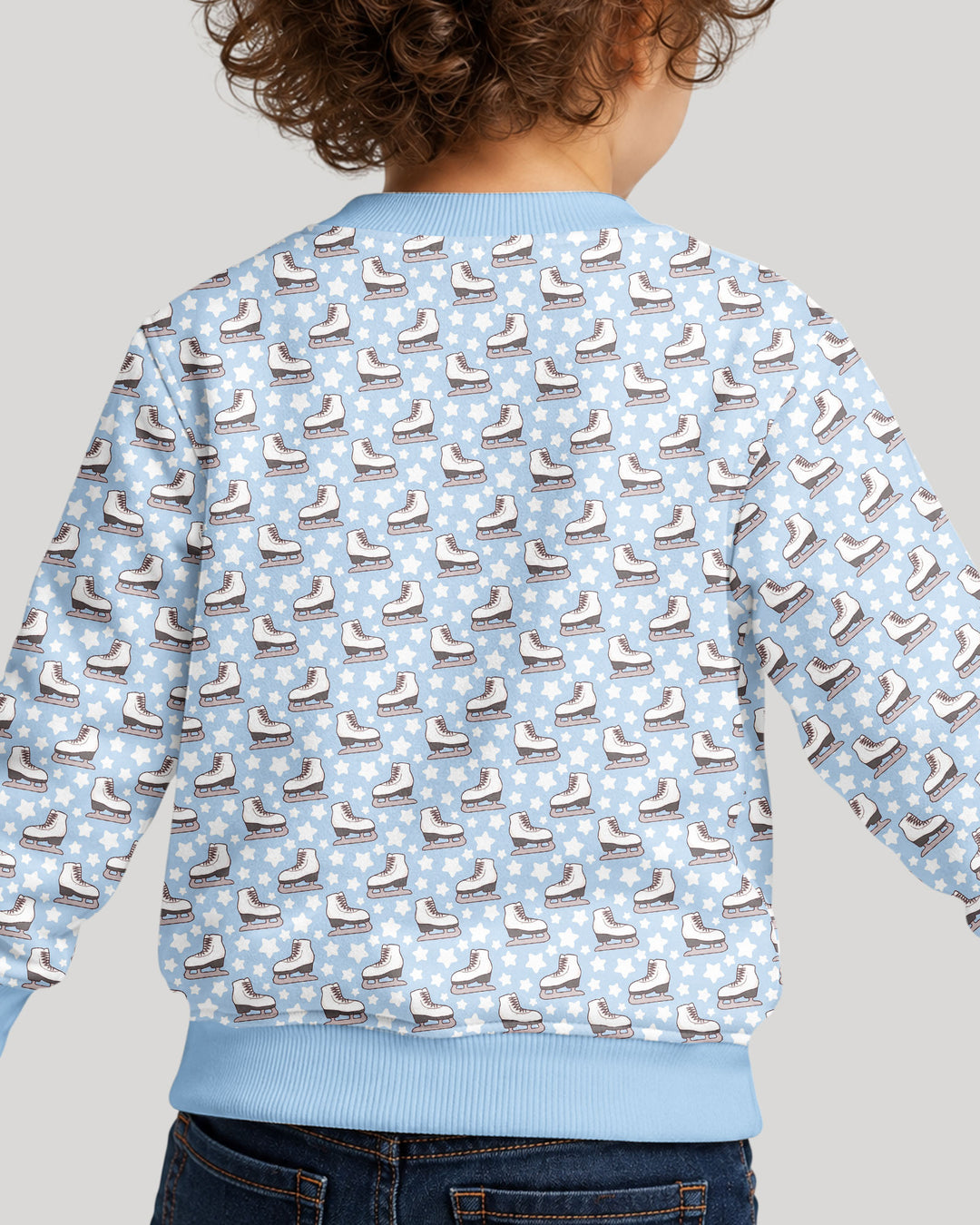 Ice Skating Bamboo Crewneck Sweatshirt