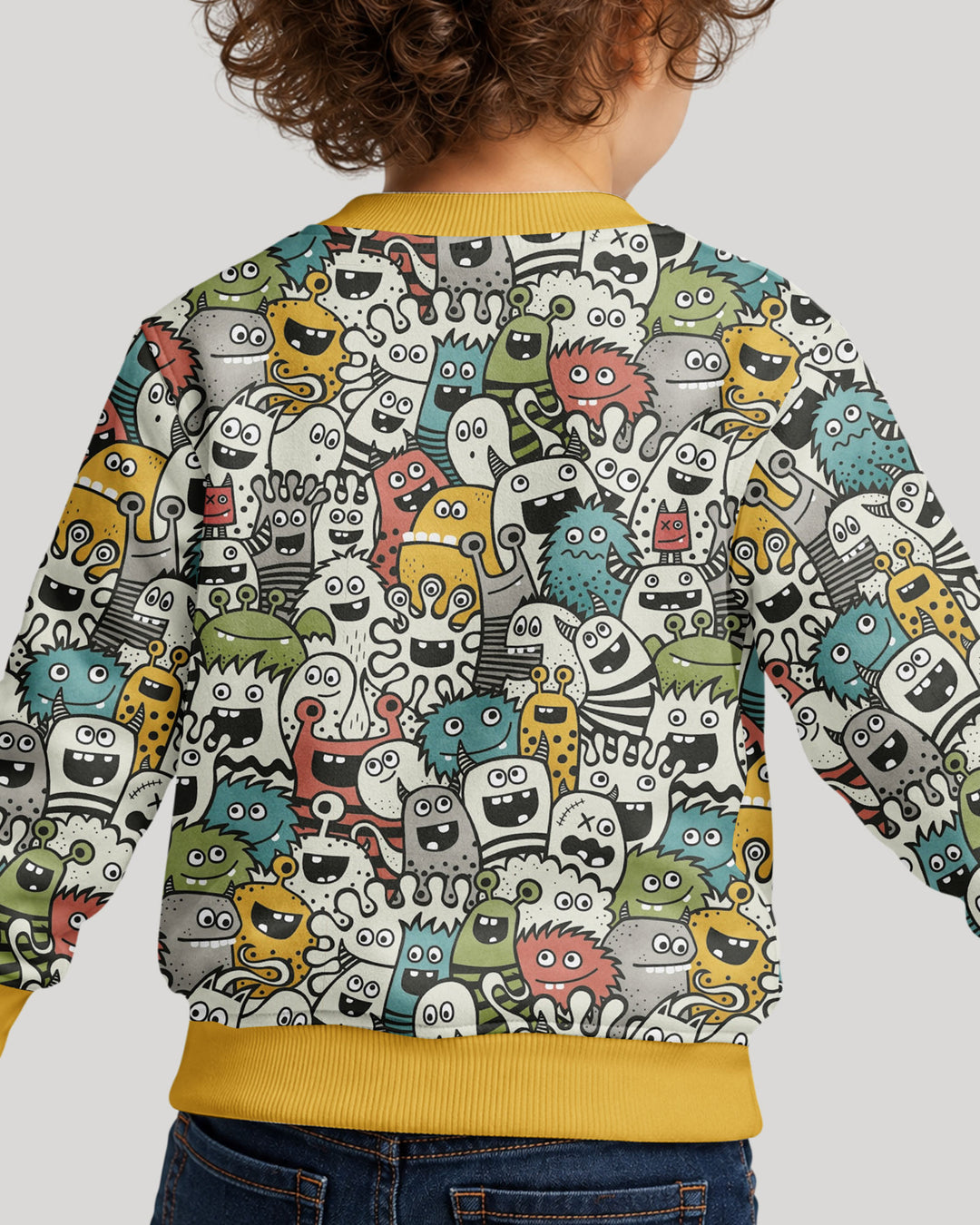 Monsters And Friends Bamboo Crewneck Sweatshirt