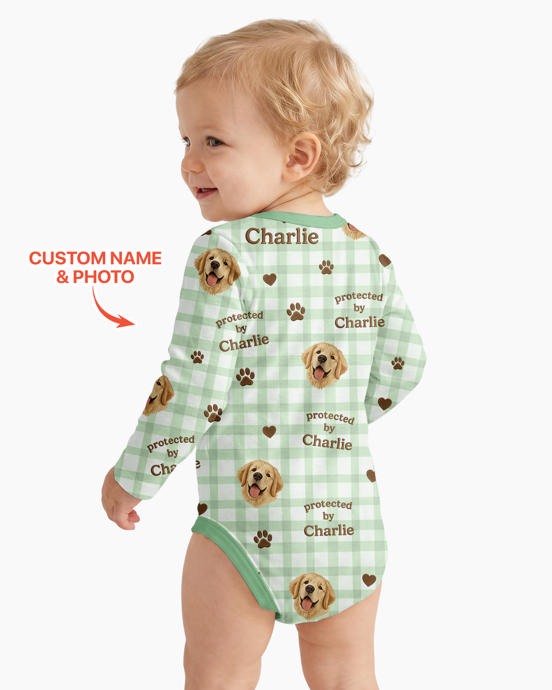 Protected By My Pup Bamboo Bodysuit
