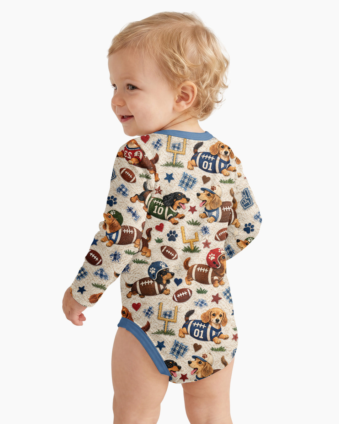 Football Doxie Squad Bamboo Bodysuit