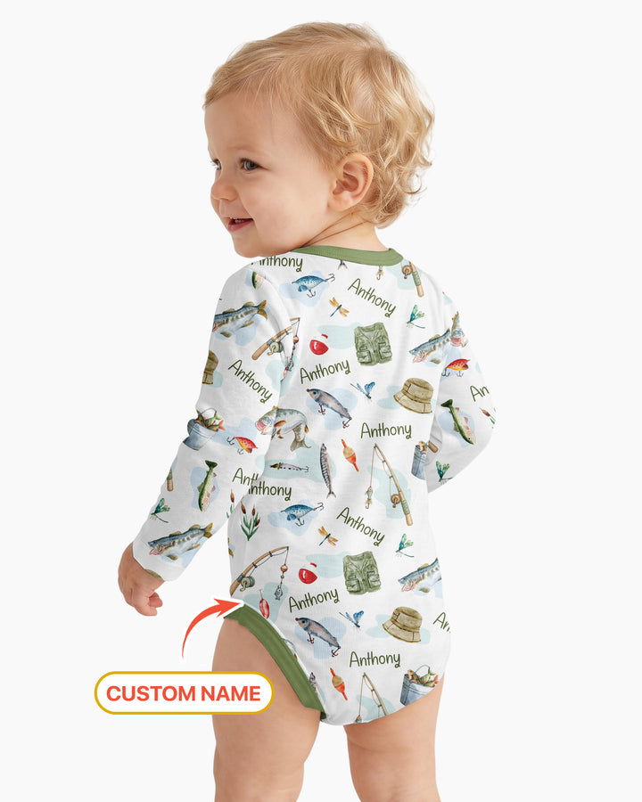 Is It Too Soon To Ask For A Fishing Pole Bamboo Bodysuit