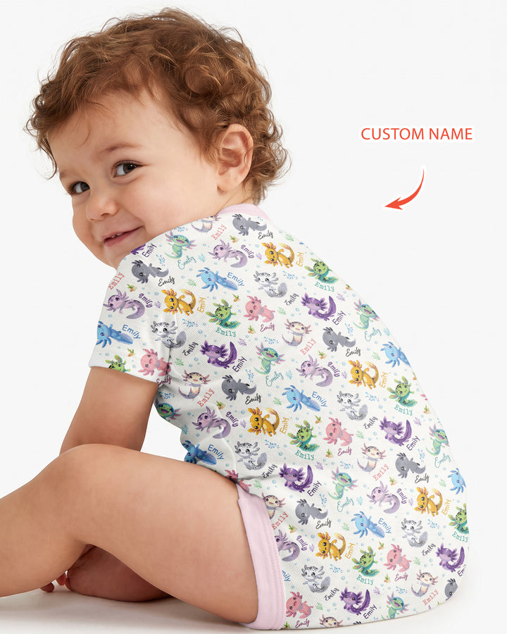 Gerippte Babykleidung mit individuellem Foto - Weich &amp; Skizzenhaft