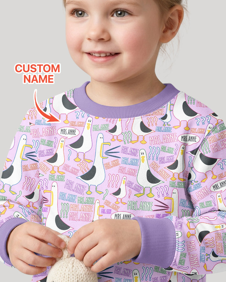 Sudadera de cuello redondo de bambú con plantilla personalizada
