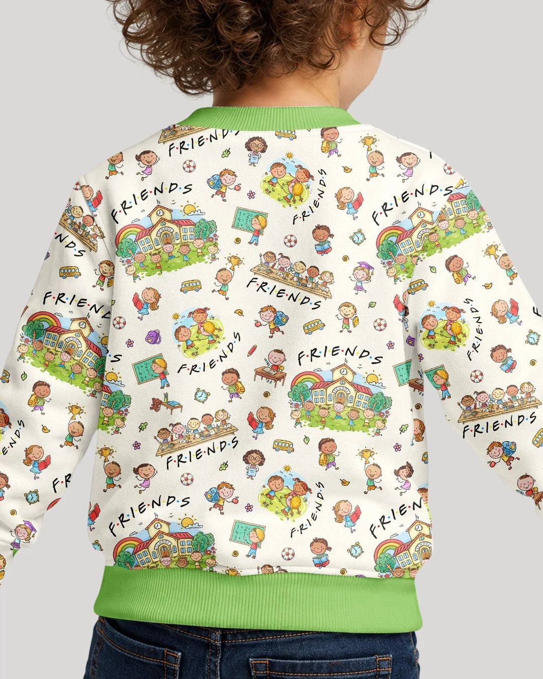 School Friends Forever Bamboo Crewneck Sweatshirt