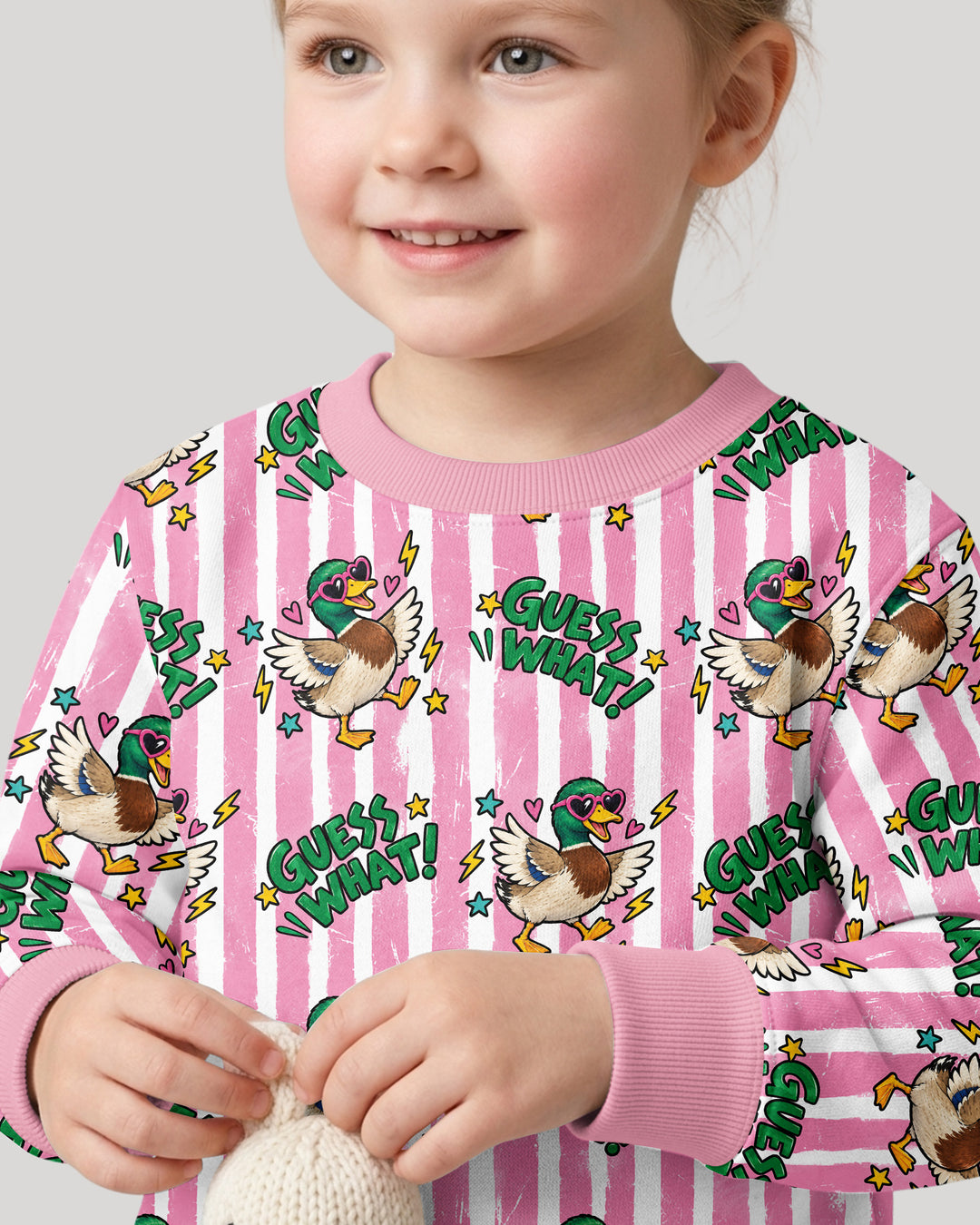 Guess What Mallard Butt Bamboo Crewneck Sweatshirt