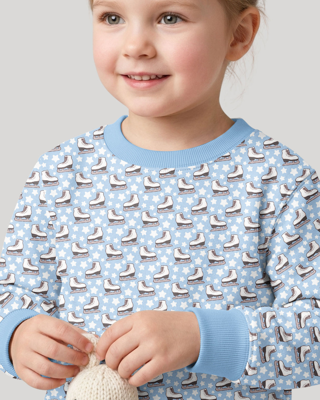 Ice Skating Bamboo Crewneck Sweatshirt