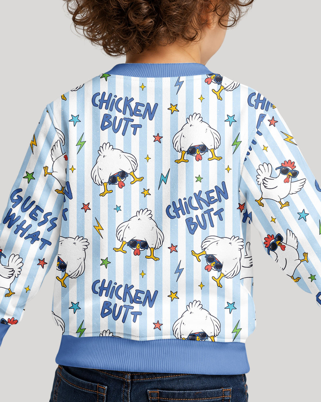 Guess What Chicken Butt! Bamboo Crewneck Sweatshirt