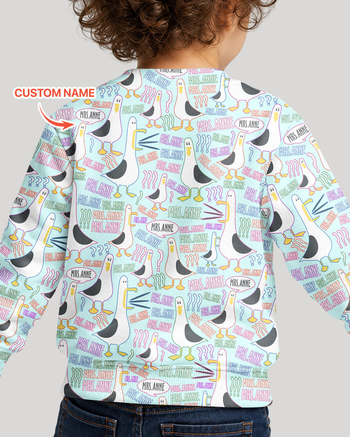 Sudadera de cuello redondo de bambú con plantilla personalizada