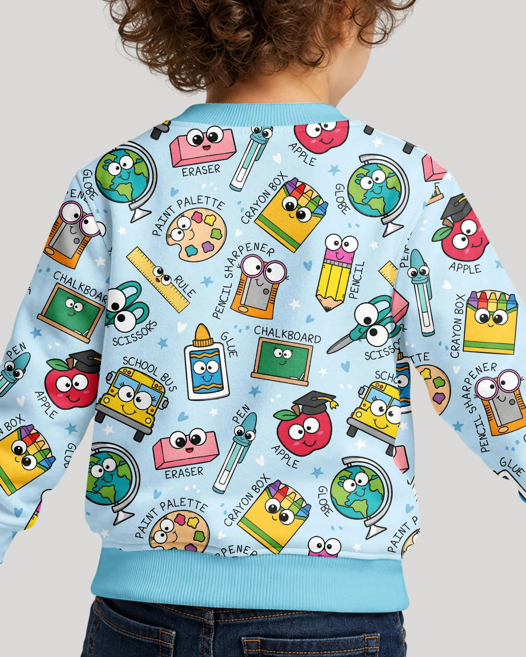 Happy School Pals Bamboo Crewneck Sweatshirt