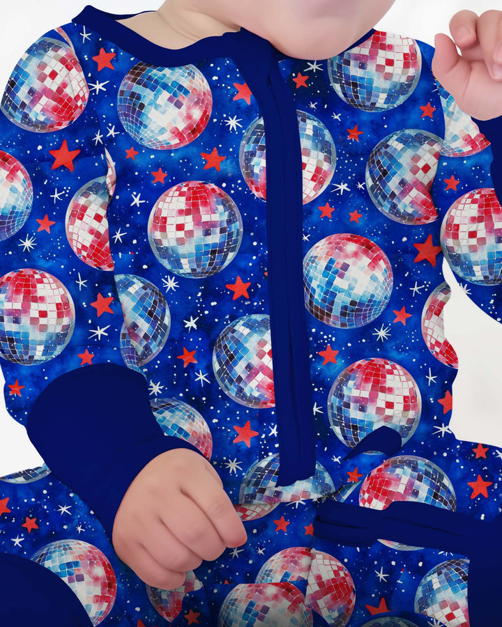 USA Disco Balls Bamboo Convertible Zippy