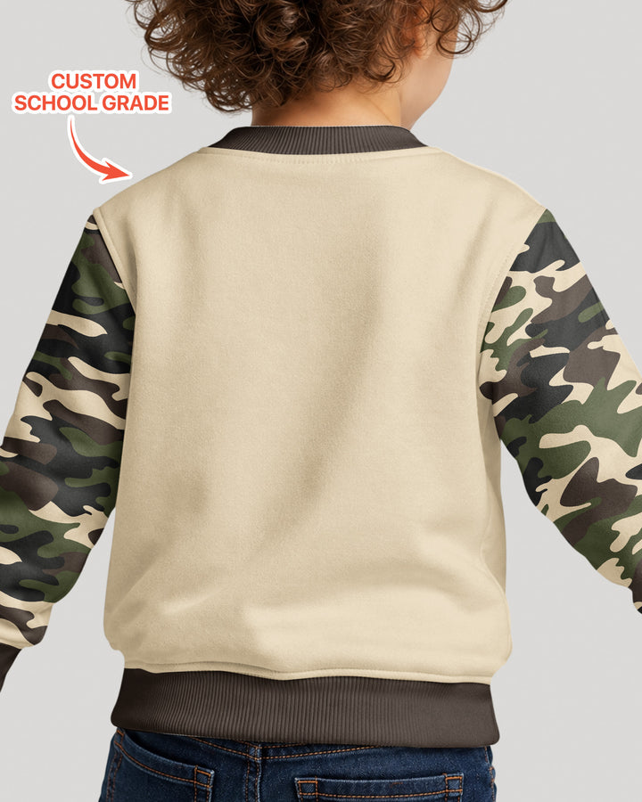 Sudadera de cuello redondo de bambú con plantilla personalizada