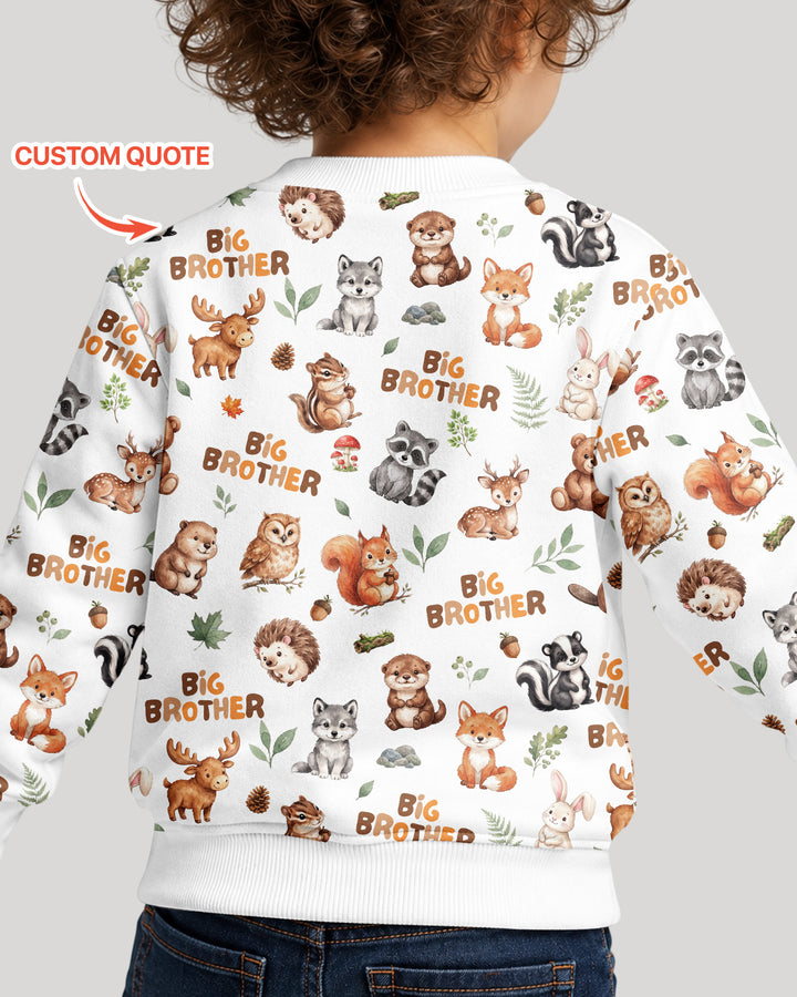 Sudadera de cuello redondo de bambú con plantilla personalizada