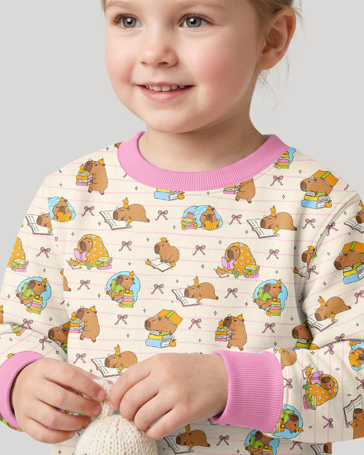 Sweatshirt mit Rundhalsausschnitt aus Bambusfaser
