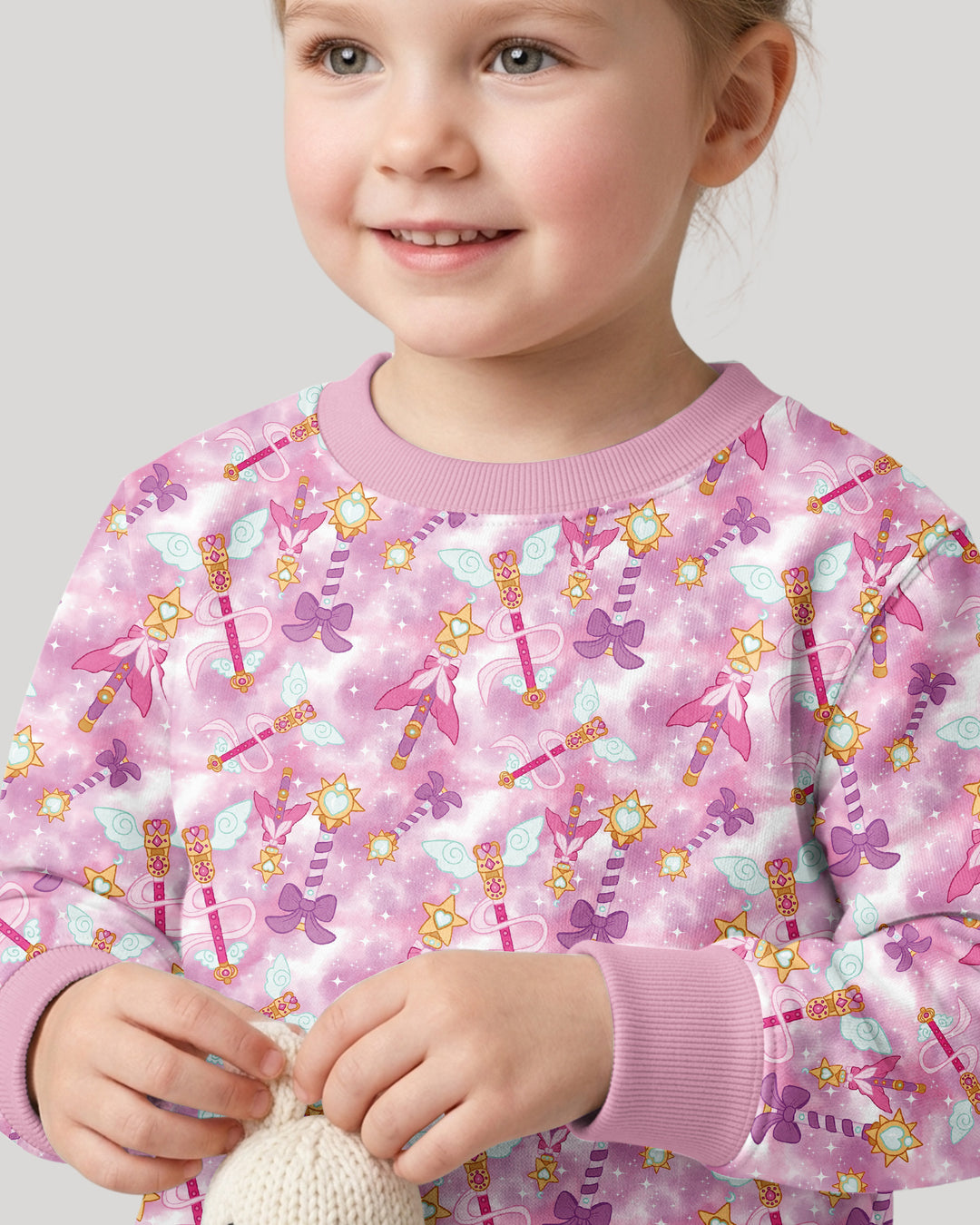Sweatshirt mit Rundhalsausschnitt aus Bambusfaser