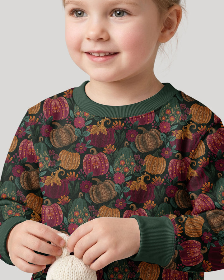 Velvet Pumpkins Bamboo Crewneck Sweatshirt