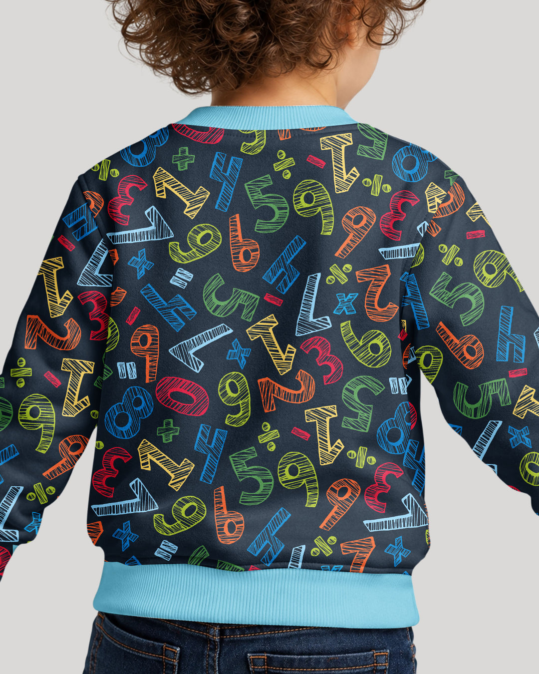 Math Doodles Bamboo Crewneck Sweatshirt