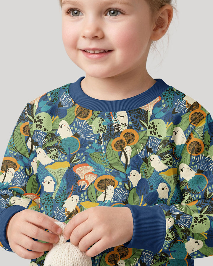 Ghost Forest Bamboo Crewneck Sweatshirt