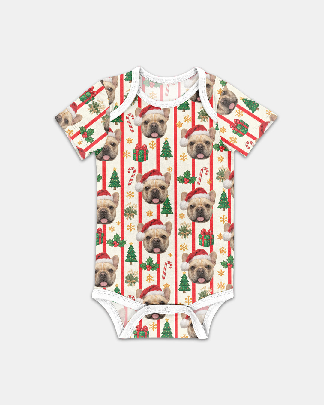 Santa Paws Cuddles Bamboo Bodysuit