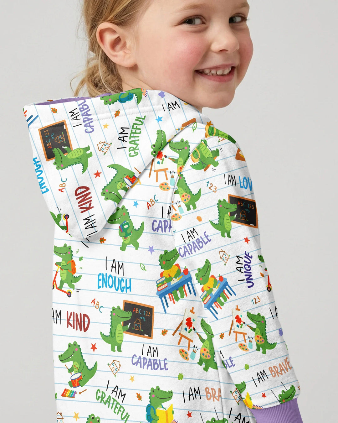 Brave Gator Days Bamboo Zip Hoodie