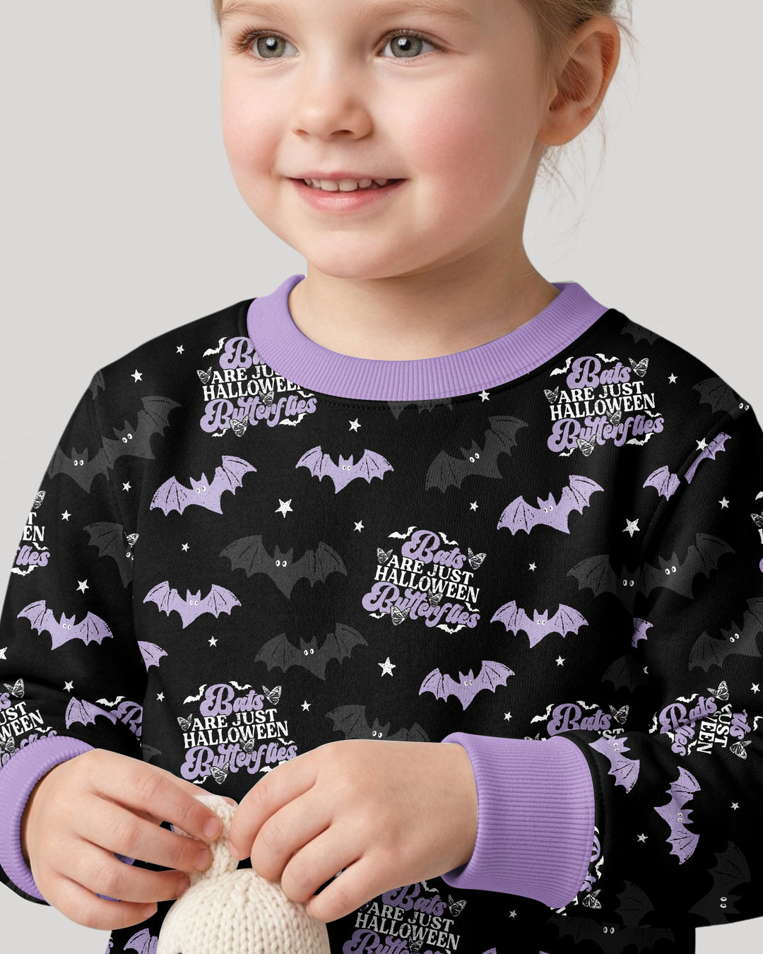 Halloween Butterflies Bamboo Crewneck Sweatshirt