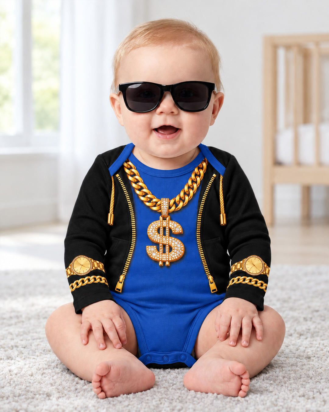 Little Chain King Bamboo Bodysuit