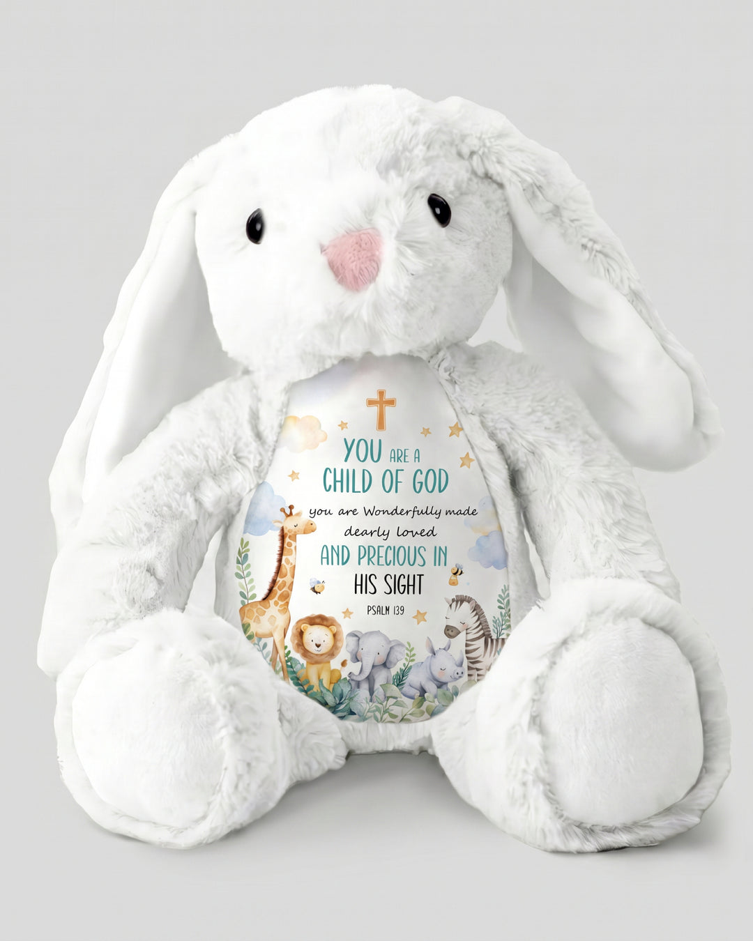 Noah's Ark You Are A Child Of God Soft Toy Bunny