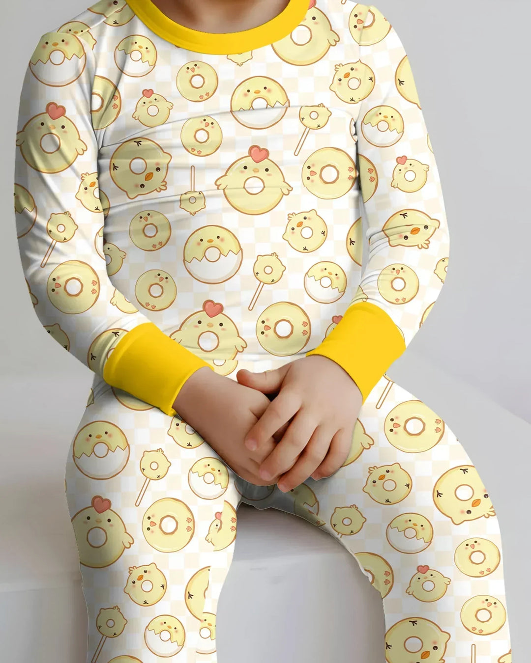 Easter Donuts Two Piece Long Sleeve Pajama Set