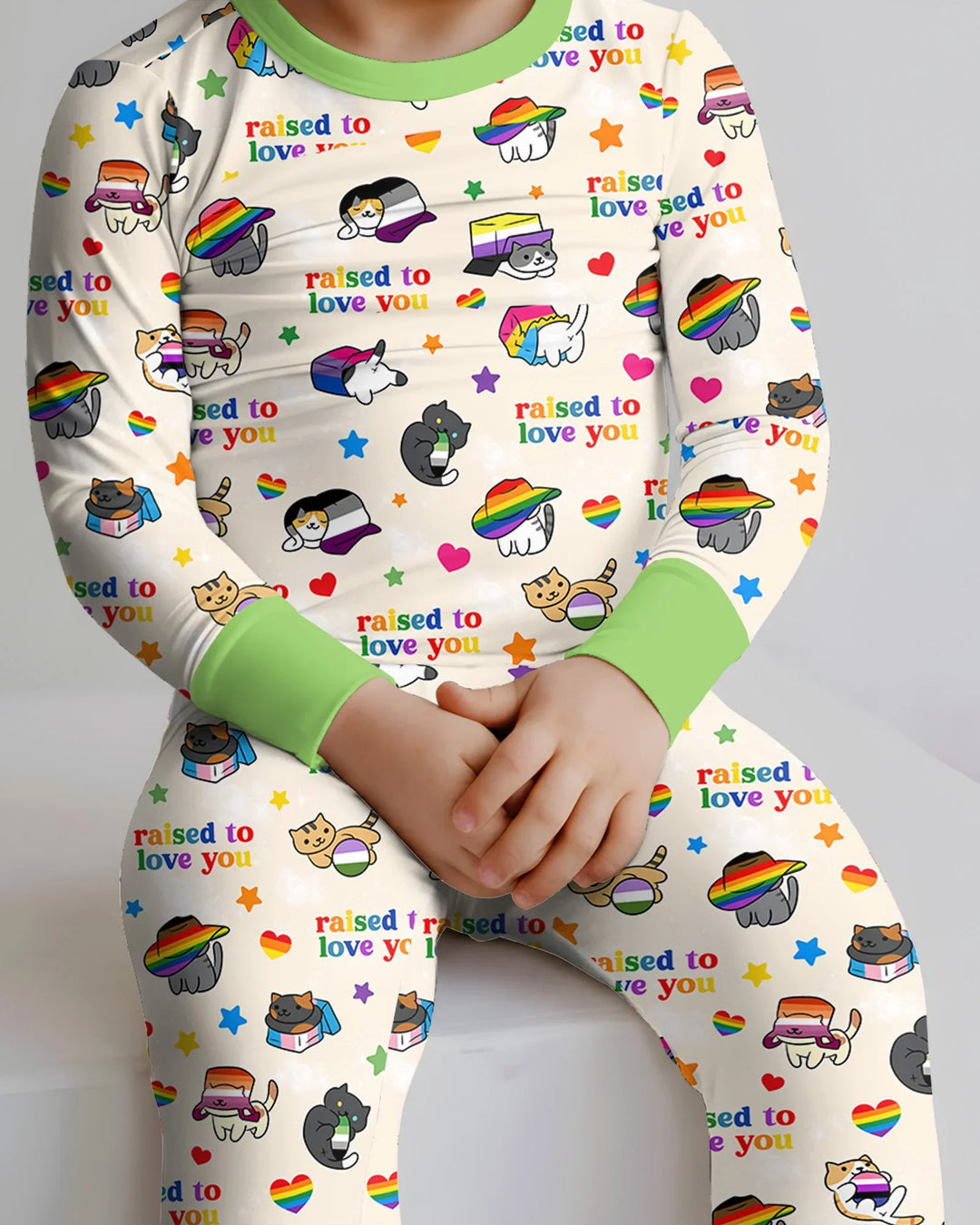 Conjunto de pijama de dos piezas de bambú con mangas largas, plantilla PERSONALIZADA