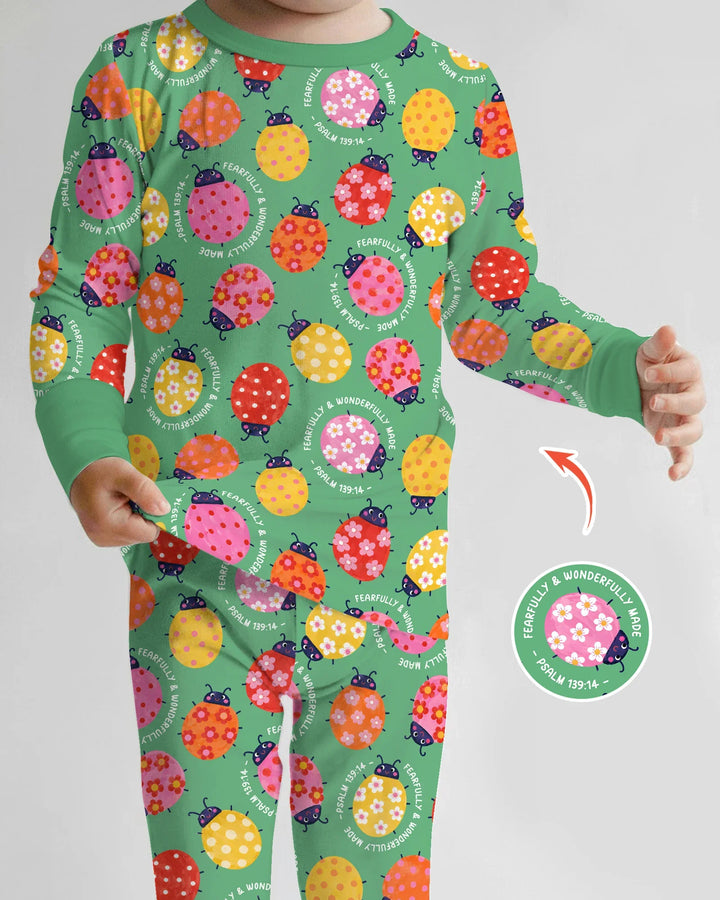 Fearfully & Wonderfully Made Bamboo Two Piece Long Sleeve Pajama Set