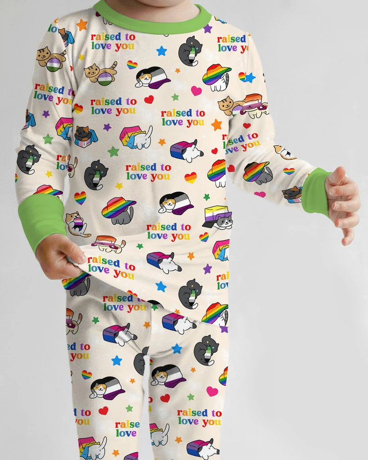 Conjunto de pijama de dos piezas de bambú con mangas largas, plantilla PERSONALIZADA