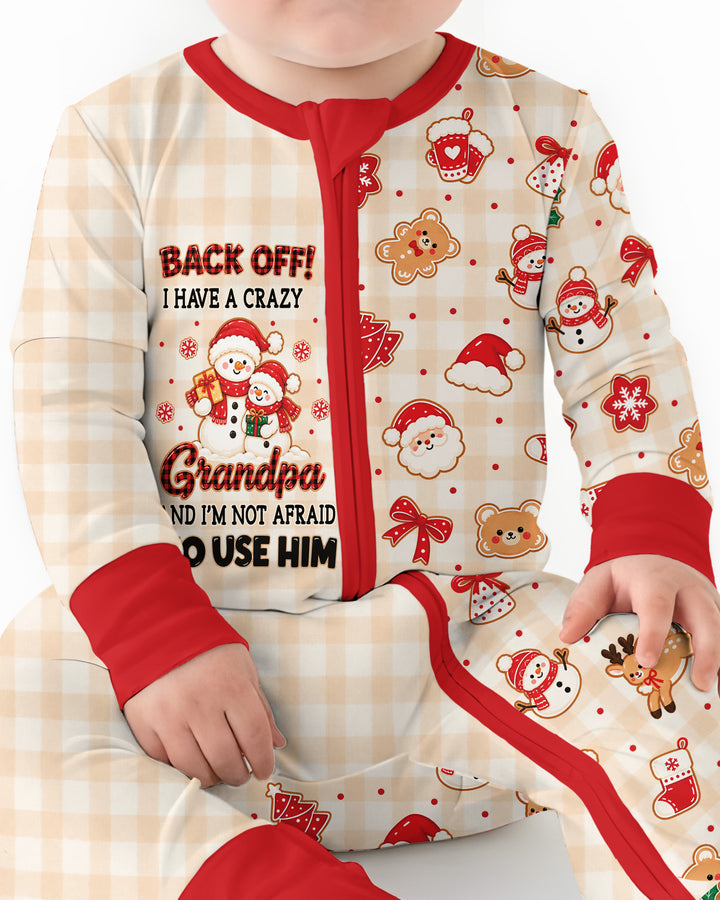 Back Off I Have A Crazy Grandpa Bamboo Convertible Zippy