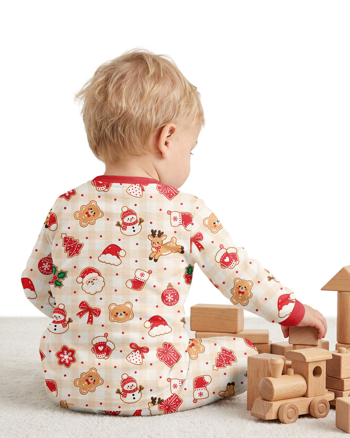 Back Off I Have A Crazy Grandpa Bamboo Two Piece Long Sleeve Pajama Set