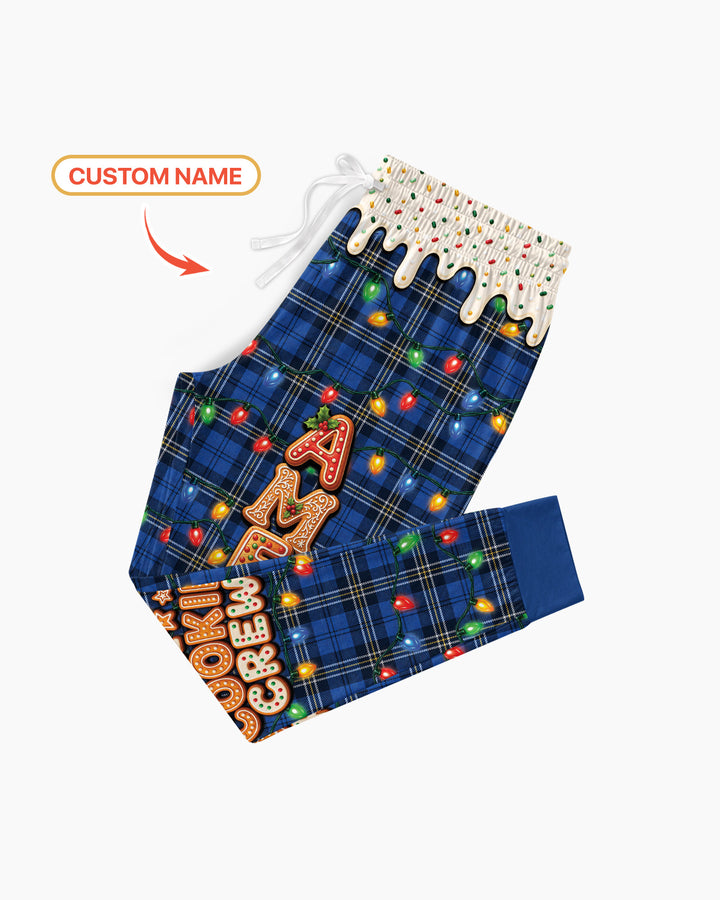 The Cookie Crew Custom Name Bamboo Women Pajama Set