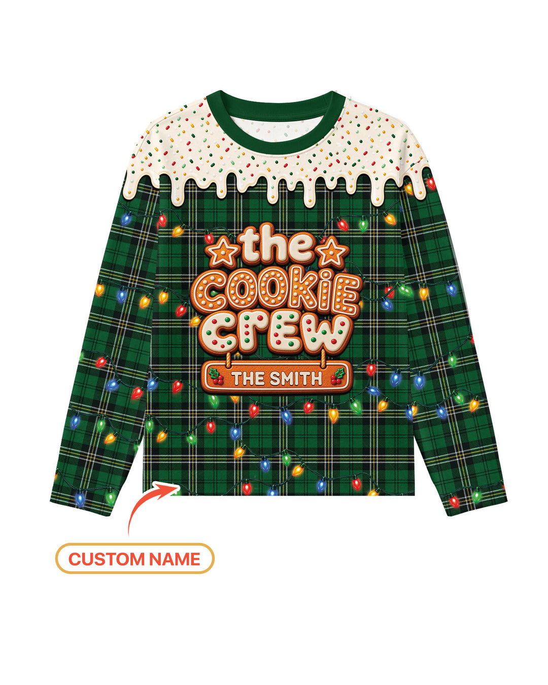 The Cookie Crew Custom Name Bamboo Men's Pajama Set