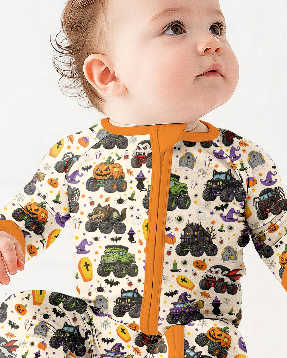 Spooky Monster Truck Bamboo Convertible Zippy