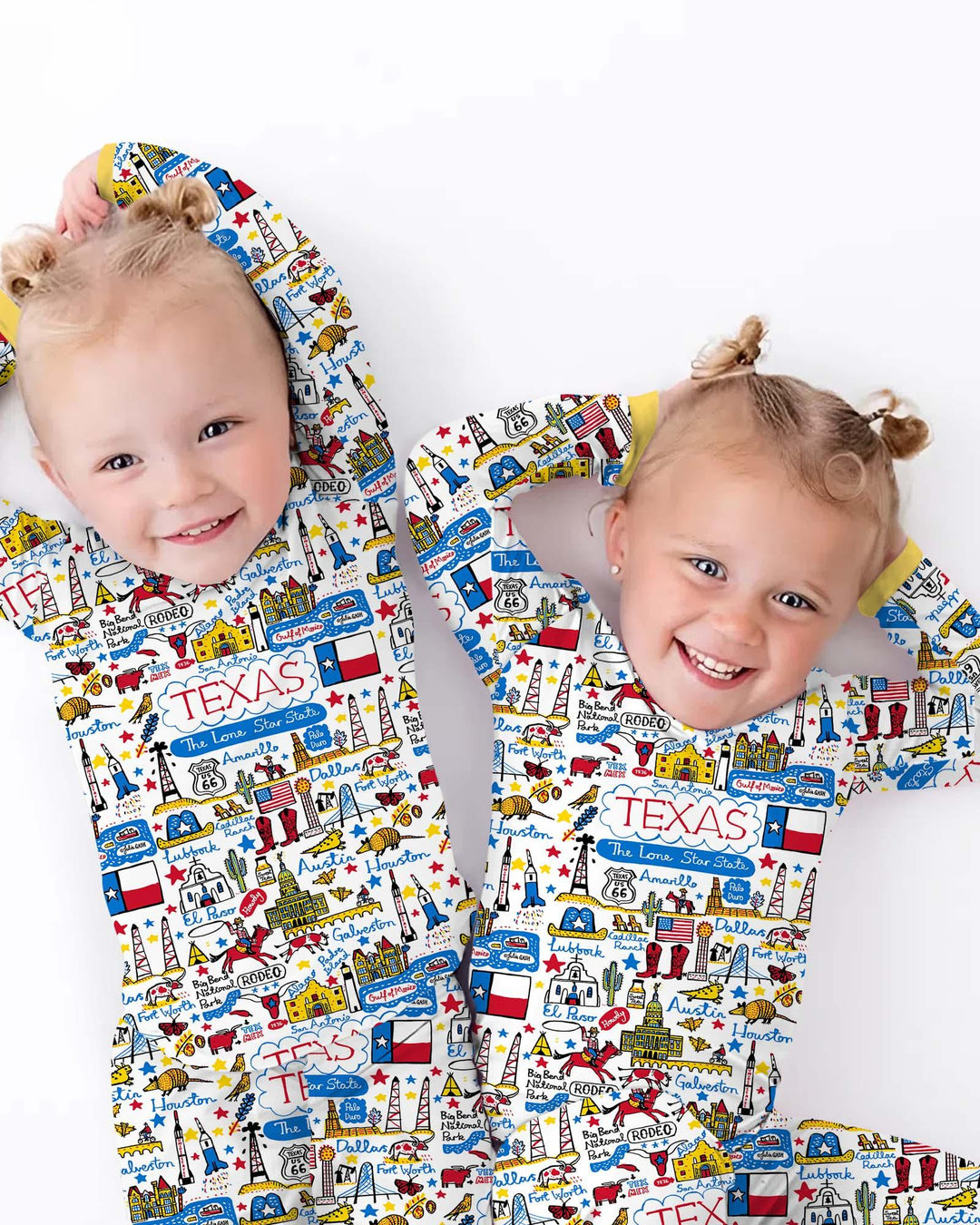 Lone Star State Bamboo Two Piece Long Sleeve Pajama Set
