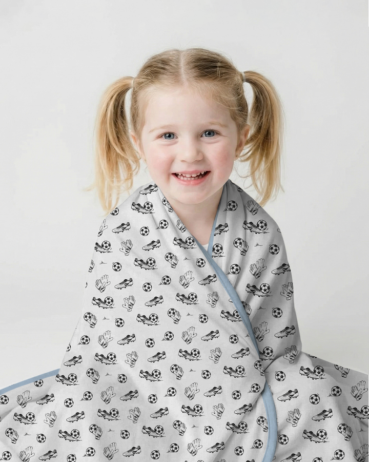 Future Soccer Champion Bamboo Blanket