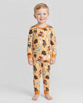 Spooky Kittie Bamboo Two Piece Long Sleeve Pajama Set