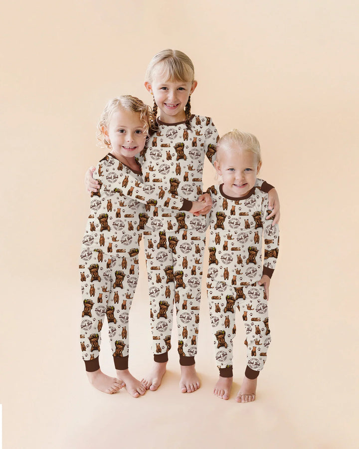 Daddy Bear It's Not A Dad Bod Bamboo Two Piece Long Sleeve Pajama Set
