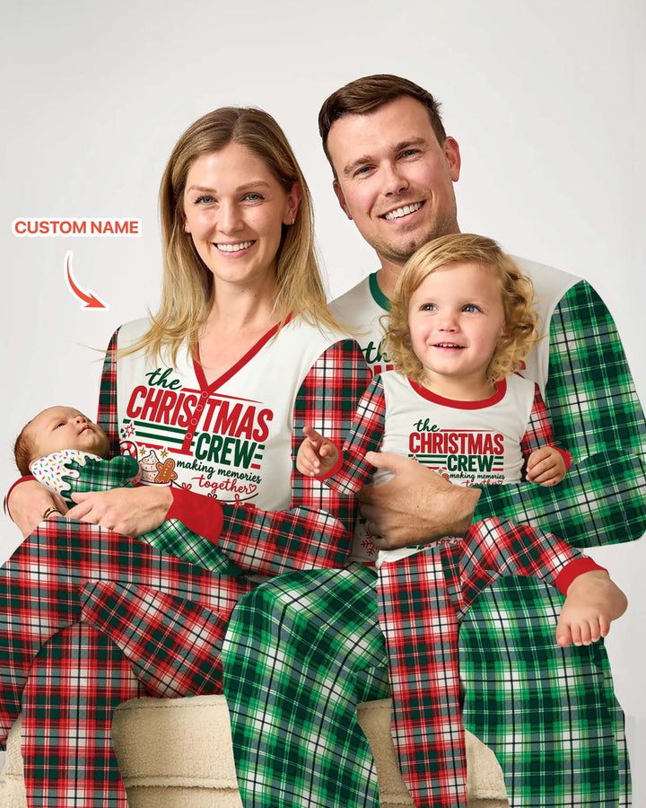 The Christmas Crew Custom Name Bamboo Convertible Zippy