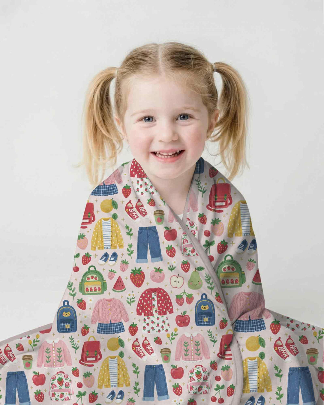 Strawberry School Style Bamboo Sleep Bag