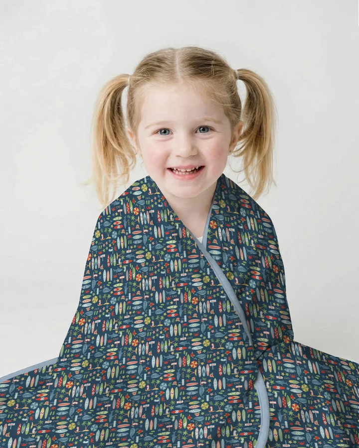 Endless Summer Surf Bamboo Blanket