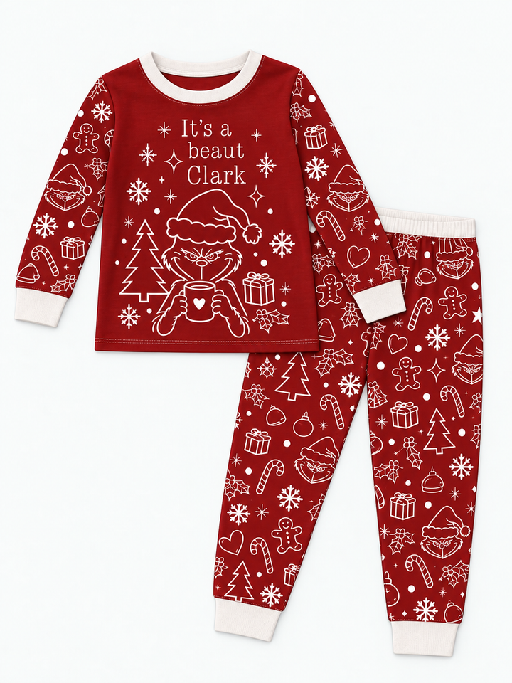 It's A Beaut Clark Bamboo Two Piece Long Sleeve Pajama Set