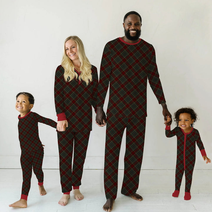 Merry Plaids Men's Pajama Set