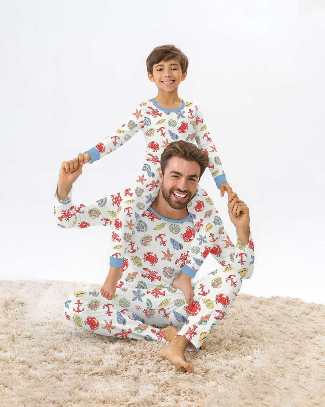 Catch Of The Day Family Matching Men's Pajama Set