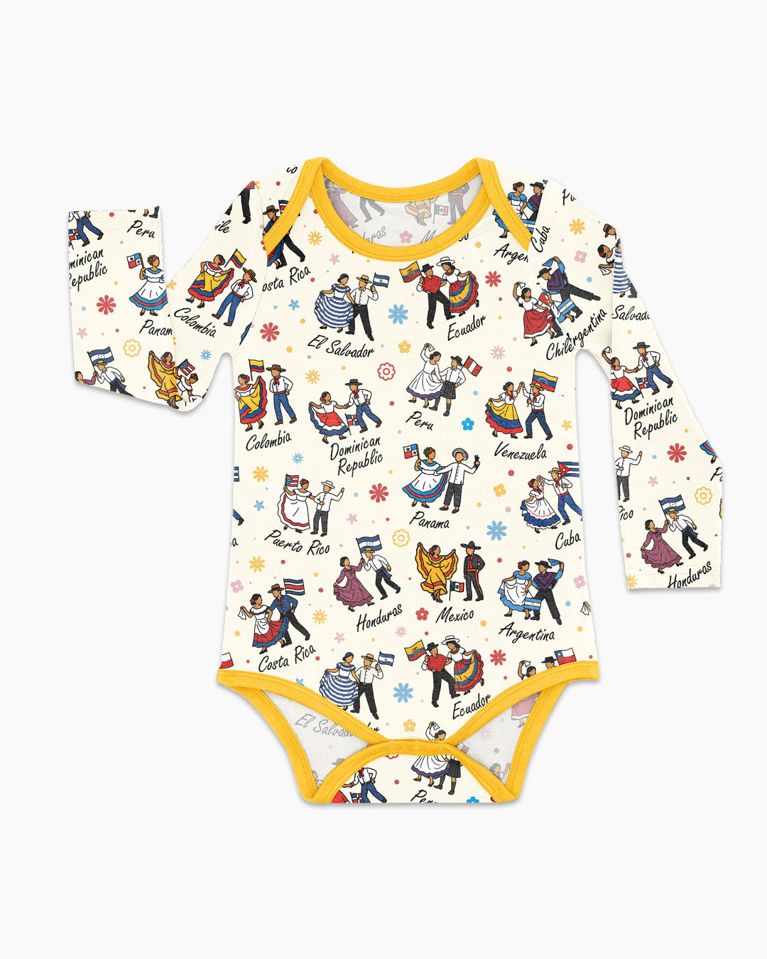 Gerippte Babykleidung mit individuellem Foto - Weich &amp; Skizzenhaft