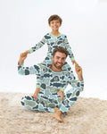Asleep At The Reel Matching Daddy & Me Bamboo Men's Pajama Set