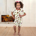 Happy Kwanzaa Family Matching Bamboo Two Piece Short Sleeve Shorts Pajama Set