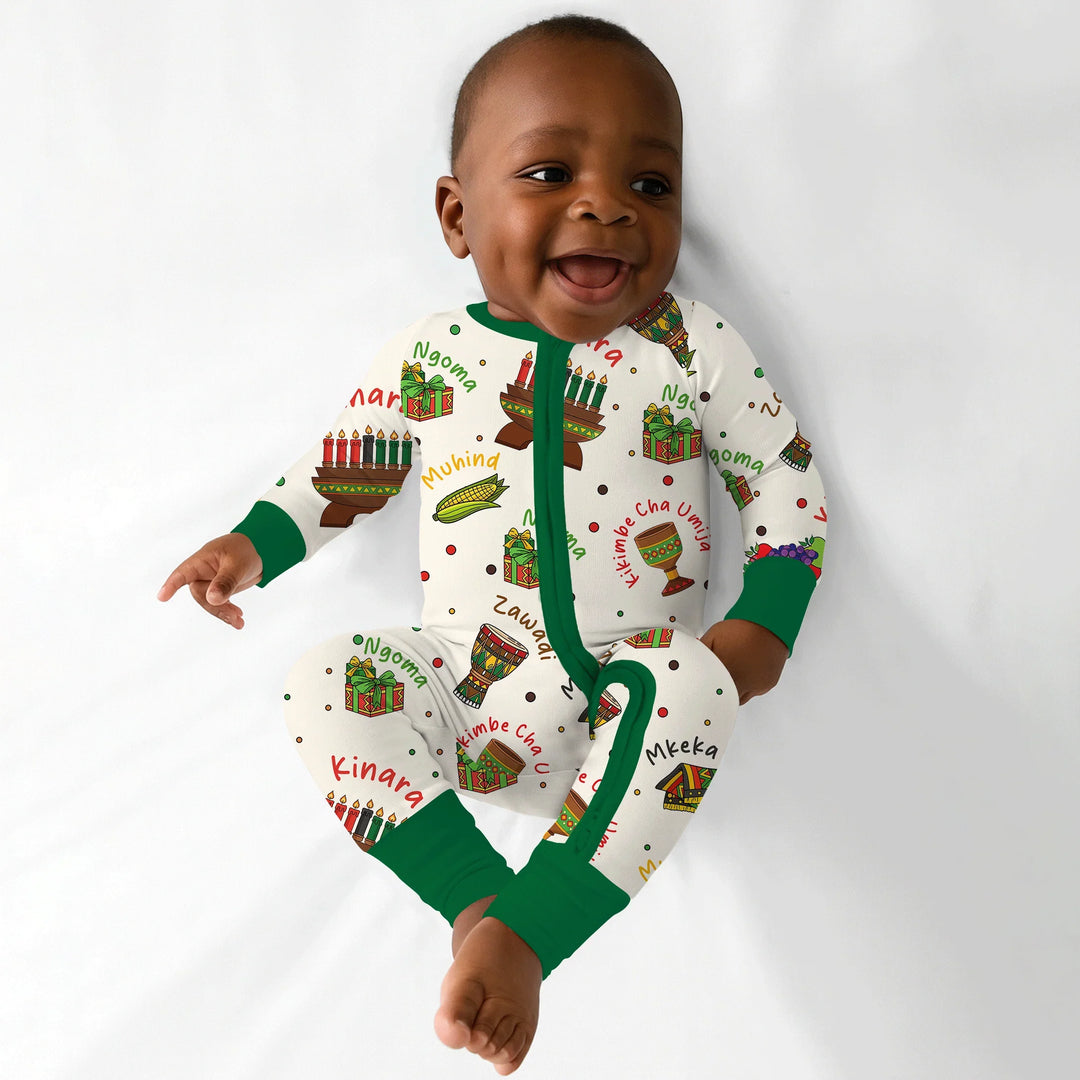 Happy Kwanzaa Family Matching Convertible Zippy